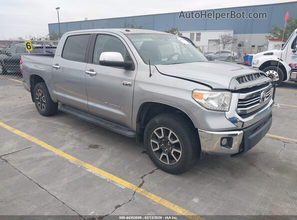 5TFEY5F1XHX221443 2017 TOYOTA TUNDRA Серый Передняя правая четверть