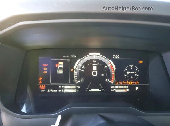 5TFJA5DB3SX320529 2025 TOYOTA LIMITED Коричневый Вид щитка приборов