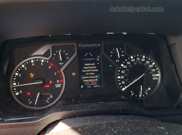 5TFKB5DB8SX280269 2025 TOYOTA TUNDRA Gray Սարքավորումների վահանակի տեսք