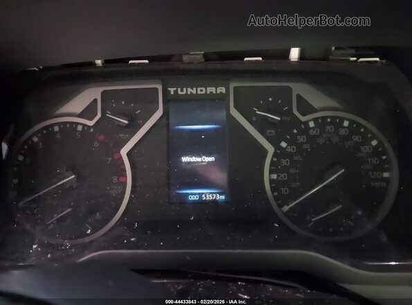 5TFLA5DB0NX014109 2022 TOYOTA TUNDRA Gray Vista de los asientos traseros