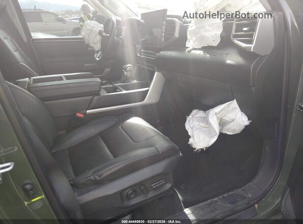 5TFLA5DB4PX086997 2023 TOYOTA TUNDRA Green Front interior view