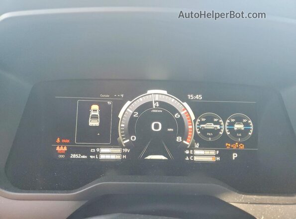 5TFMA5DB4TX339606 2026 TOYOTA TUNDRA Белый Вид щитка приборов