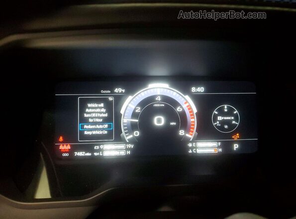 5TFNA5DB1SX271669 2025 TOYOTA TUNDRA Серый Вид щитка приборов