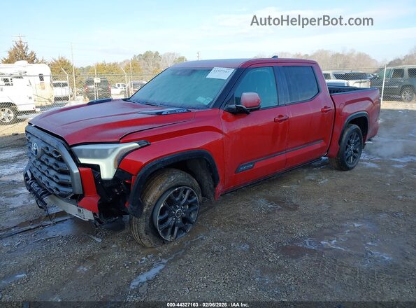 5TFNC5DB1PX027876 2023 TOYOTA TUNDRA HYBRID Red Przód lewy