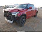 2025 Toyota Tundra Hybrid Platinum Hybrid Crewmax 5.5' Bed Красный vin: 5TFNC5DB7SX102749
