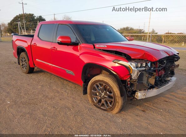 5TFNC5DB7SX102749 2025 TOYOTA TUNDRA HYBRID Красный Передняя правая четверть