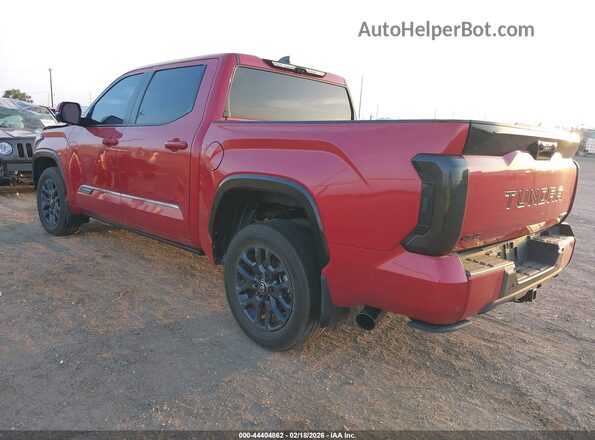 5TFNC5DB7SX102749 2025 TOYOTA TUNDRA HYBRID Красный Задняя левая четверть