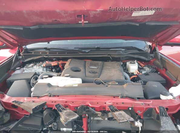 5TFNC5DB7SX102749 2025 TOYOTA TUNDRA HYBRID Красный Вид сзади