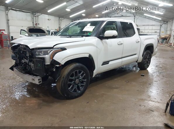 5TFNC5DBXRX054979 2024 TOYOTA TUNDRA HYBRID White წინა მარცხენა ხედი სამი მეოთხედიდან