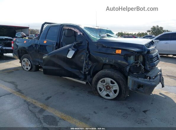 5TFRM5F10HX112650 2017 TOYOTA TUNDRA Черный Передняя правая четверть