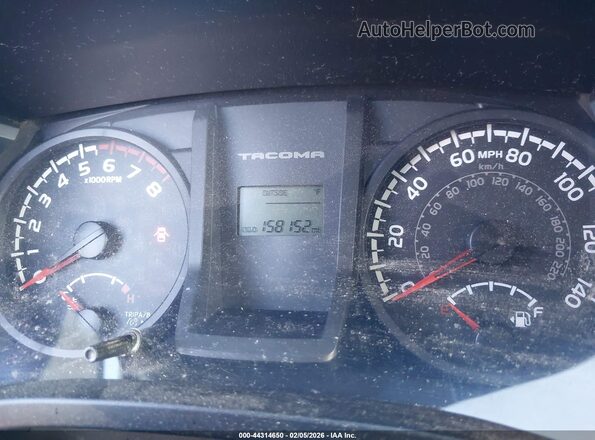 5TFRX5GNXGX059706 2016 TOYOTA TACOMA Белый Вид задних сидений