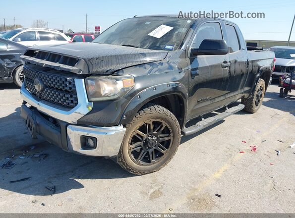 5TFRY5F17KX244381 2019 TOYOTA TUNDRA Black Vista tres cuartos delantera izquierda
