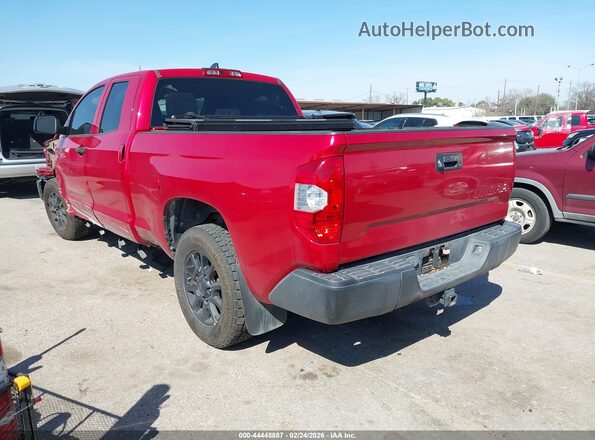 5TFRY5F19MX274680 2021 TOYOTA TUNDRA Красный Задняя левая четверть