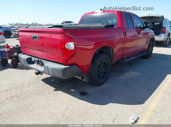 5TFRY5F19MX274680 2021 TOYOTA TUNDRA Красный Задняя правая четверть