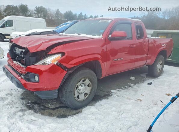 5TFSX5EN0HX053404 2017 TOYOTA TACOMA Red Vista tres cuartos delantera izquierda