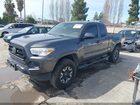 2020 Toyota Tacoma Sr Серый vin: 5TFSX5EN5LX072507