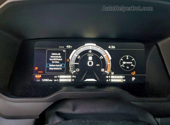 5TFWA5DB9SX240397 2025 TOYOTA LIMITED White Вид щитка приладів