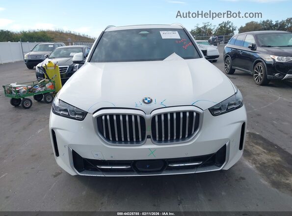 5UX13EU06R9V10220 2024 BMW X5 Белый Вид щитка приборов
