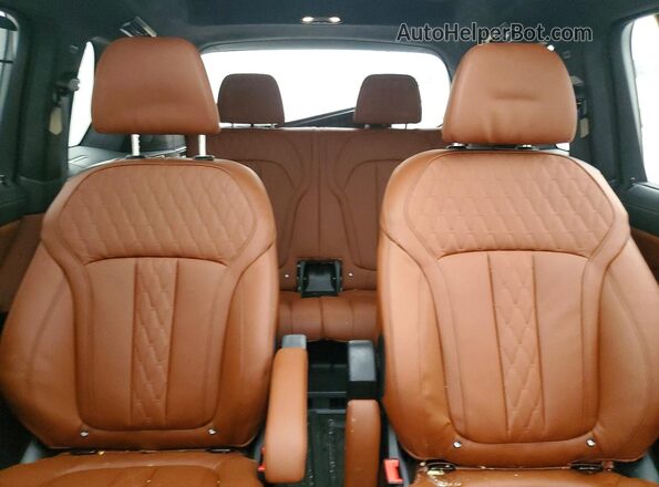 5UX23EM00S9Z20182 2025 BMW X7 Gray Вид задніх сидінь