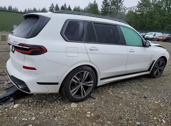 5UX23EM01P9P81669 2023 BMW X7 White Trasero derecho