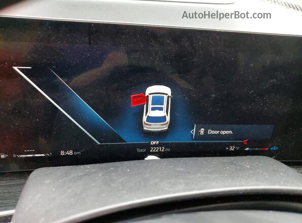 5UX23EM01P9P81669 2023 BMW X7 White Vista del cuadro de instrumentos