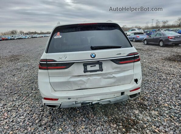 5UX23EM01R9T90024 2024 BMW X7 White Vista trasera