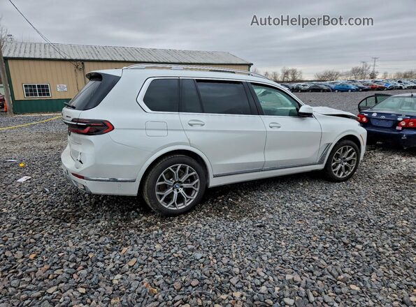 5UX23EM01R9T90024 2024 BMW X7 White Trasero derecho