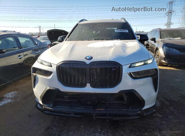 5UX23EM01S9Y89766 2025 BMW X7 White Widok z przodu