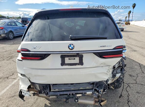 5UX23EM02P9N88172 2023 BMW X7 White უკანა ხედი