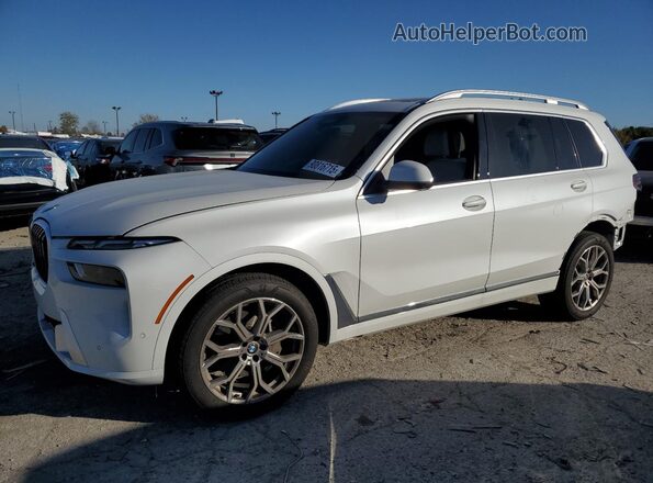 5UX23EM05P9R35316 2023 BMW X7 White Vista tres cuartos delantera izquierda