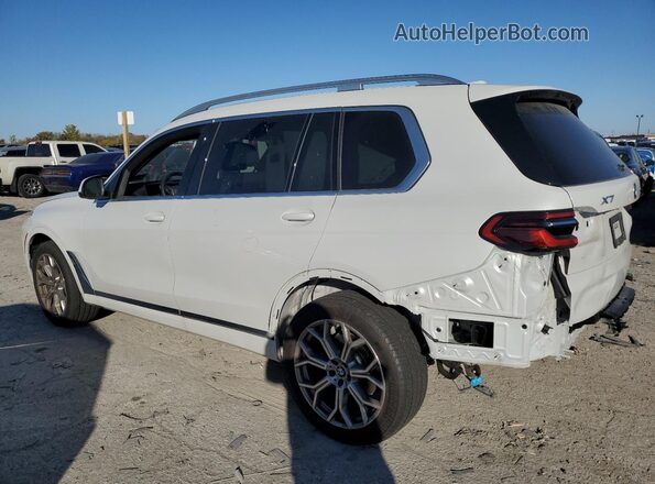 5UX23EM05P9R35316 2023 BMW X7 White Trasero izquierdo