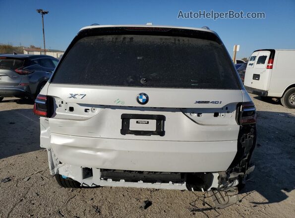 5UX23EM05P9R35316 2023 BMW X7 White Vista trasera