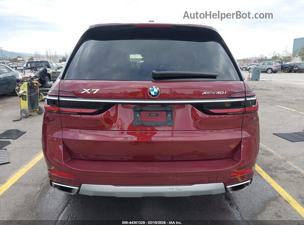 5UX23EM05R9T87756 2024 BMW X7 Red 