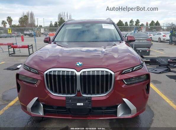 5UX23EM05R9T87756 2024 BMW X7 Red Widok zestawu wskaźników