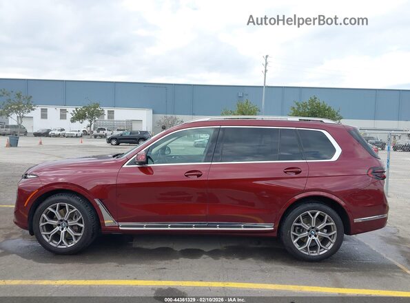 5UX23EM05R9T87756 2024 BMW X7 Red Widok wnętrza 360 stopni