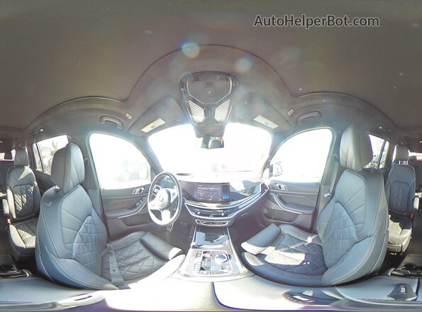 5UX23EM06P9R57826 2023 BMW X7 Black Панорамний вид салону 360°