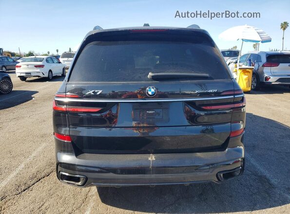 5UX23EM06P9R57826 2023 BMW X7 Black Вид ззаду