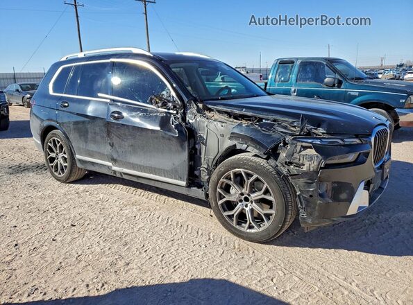 5UX23EM0XR9V79237 2024 BMW X7 Black Передня права чверть