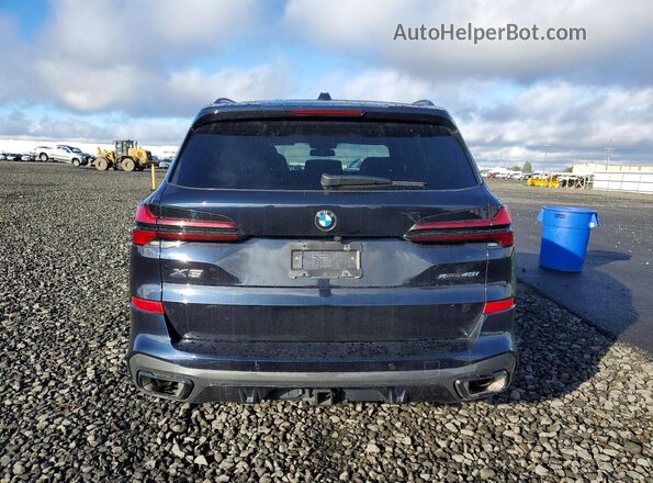 5UX23EU02R9U13343 2024 BMW X5 Синий Вид сзади