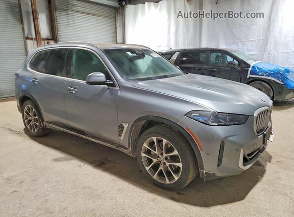 5UX23EU04R9V40191 2024 BMW X5 Серый Передняя правая четверть