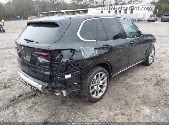 5UX23EU07R9T08829 2024 BMW X5 Черный Задняя правая четверть