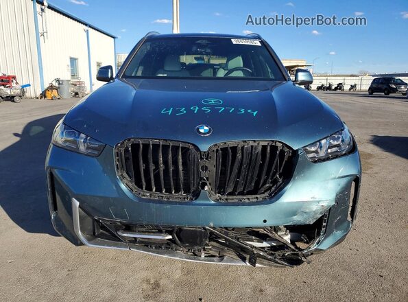 5UX23EU07S9000243 2025 BMW X5 Teal Widok z przodu