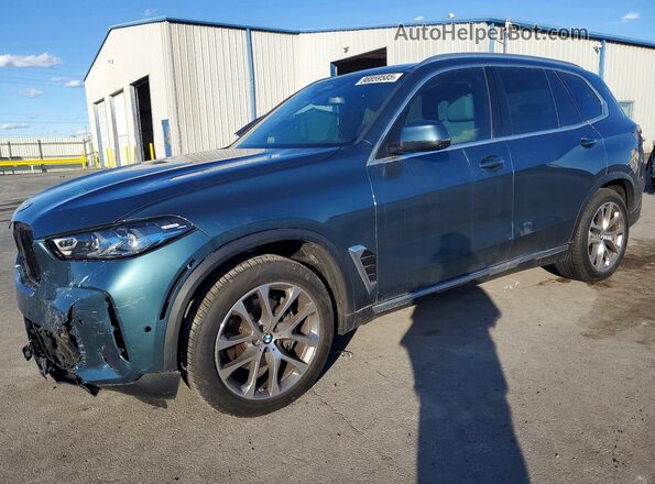 5UX23EU07S9000243 2025 BMW X5 Teal Przód lewy