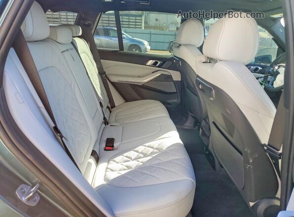 5UX23EU07S9000243 2025 BMW X5 Teal Widok wnętrza z tyłu