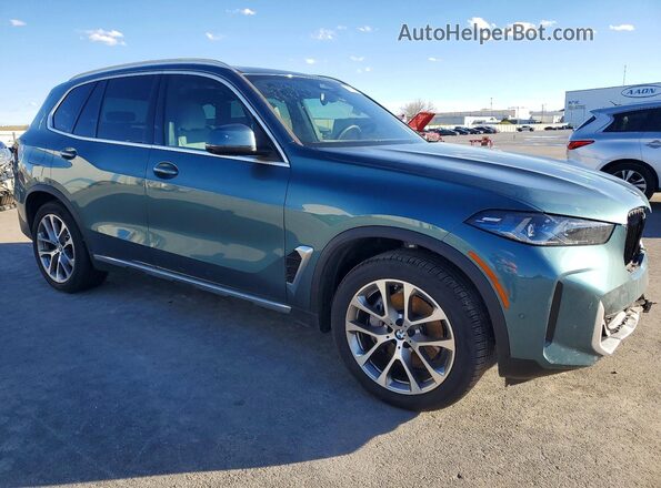 5UX23EU07S9000243 2025 BMW X5 Teal Przód prawy