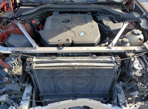 5UX2V1C06M9G94367 2021 BMW X4 Red Շարժիչի բաժամունքի տեսք