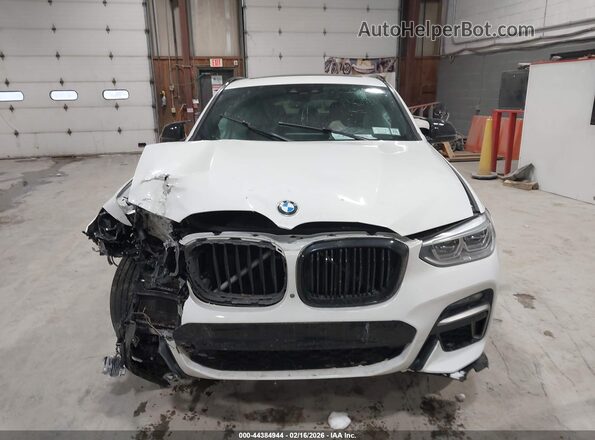 5UX2V5C01LLE69265 2020 BMW X4 White Widok zestawu wskaźników
