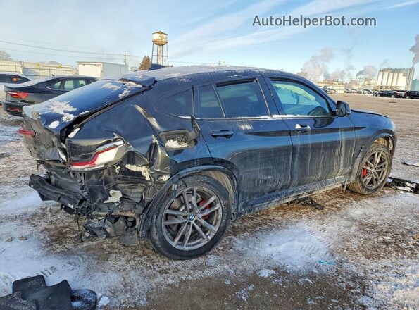 5UX2V5C04M9F41476 2021 BMW X4 Черный Задняя правая четверть