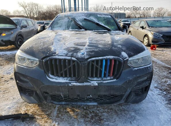 5UX2V5C04M9F41476 2021 BMW X4 Черный Вид спереди