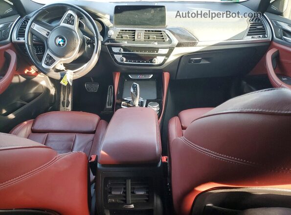 5UX2V5C04M9F41476 2021 BMW X4 Черный Вид панели приборов